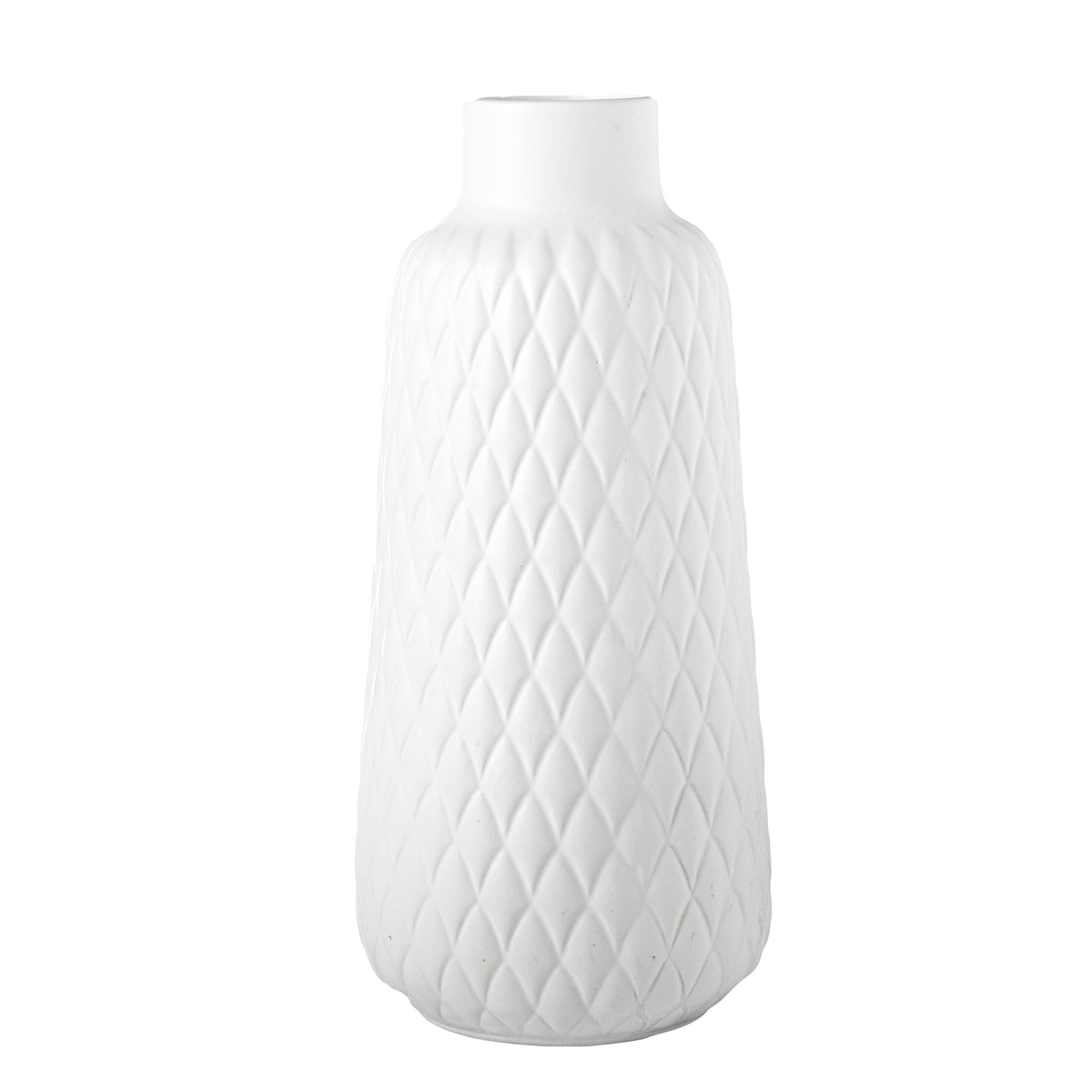 Finn Diamond Ceramic Bottled Vase