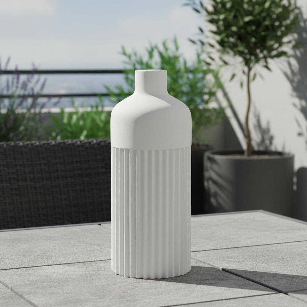 Myla Ceramic Round Bottle Vase