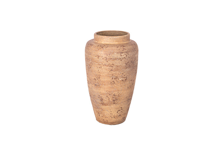 Nithya Handcrafted Cylindrical Textured Vase