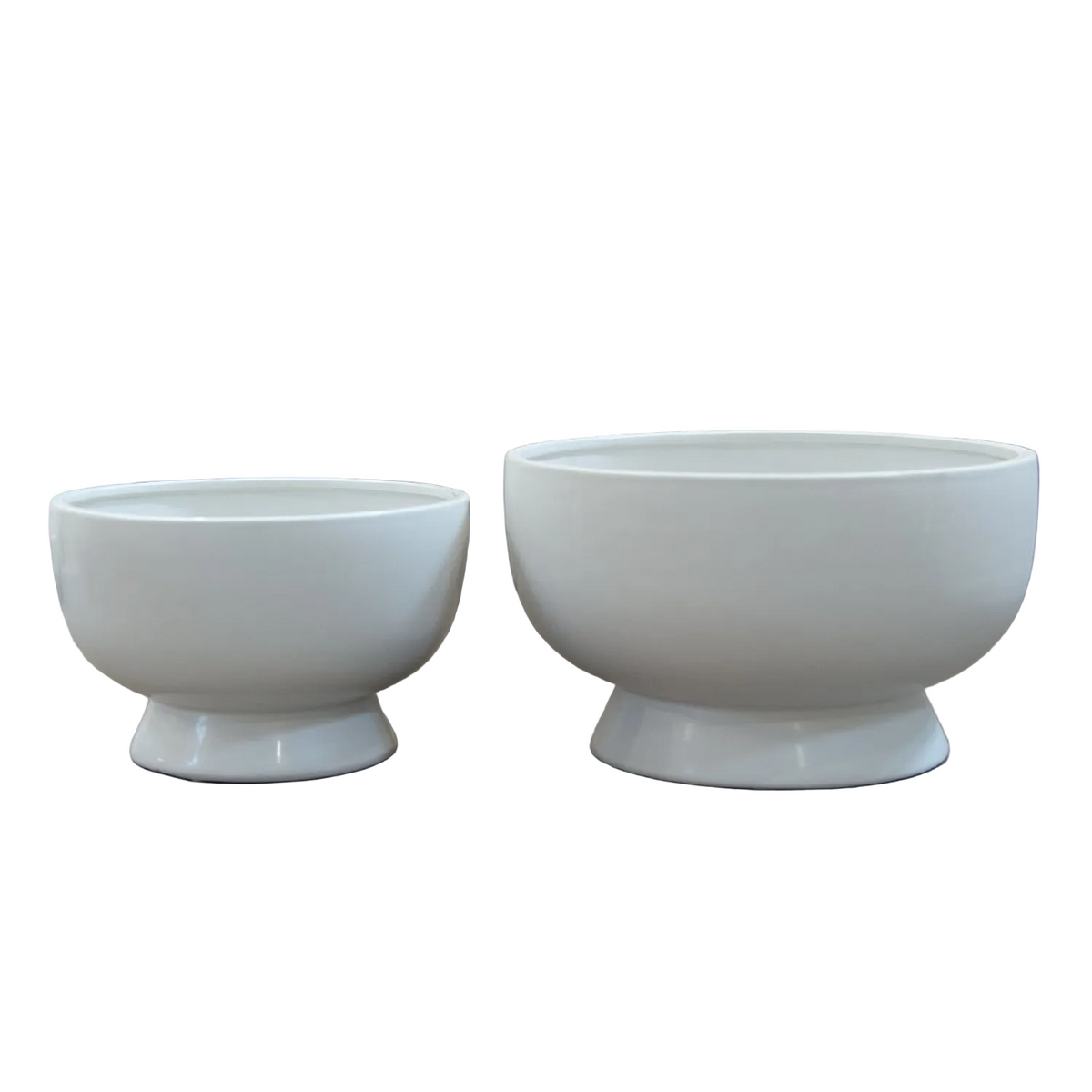 Alla Pedestal Ceramic Bowl (Set of 2)