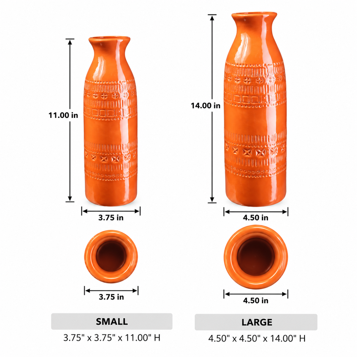 Marra Glossy Ceramic Vase