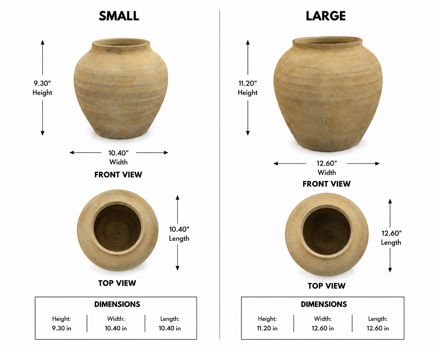 Ximena Bulbous Terracotta Vase