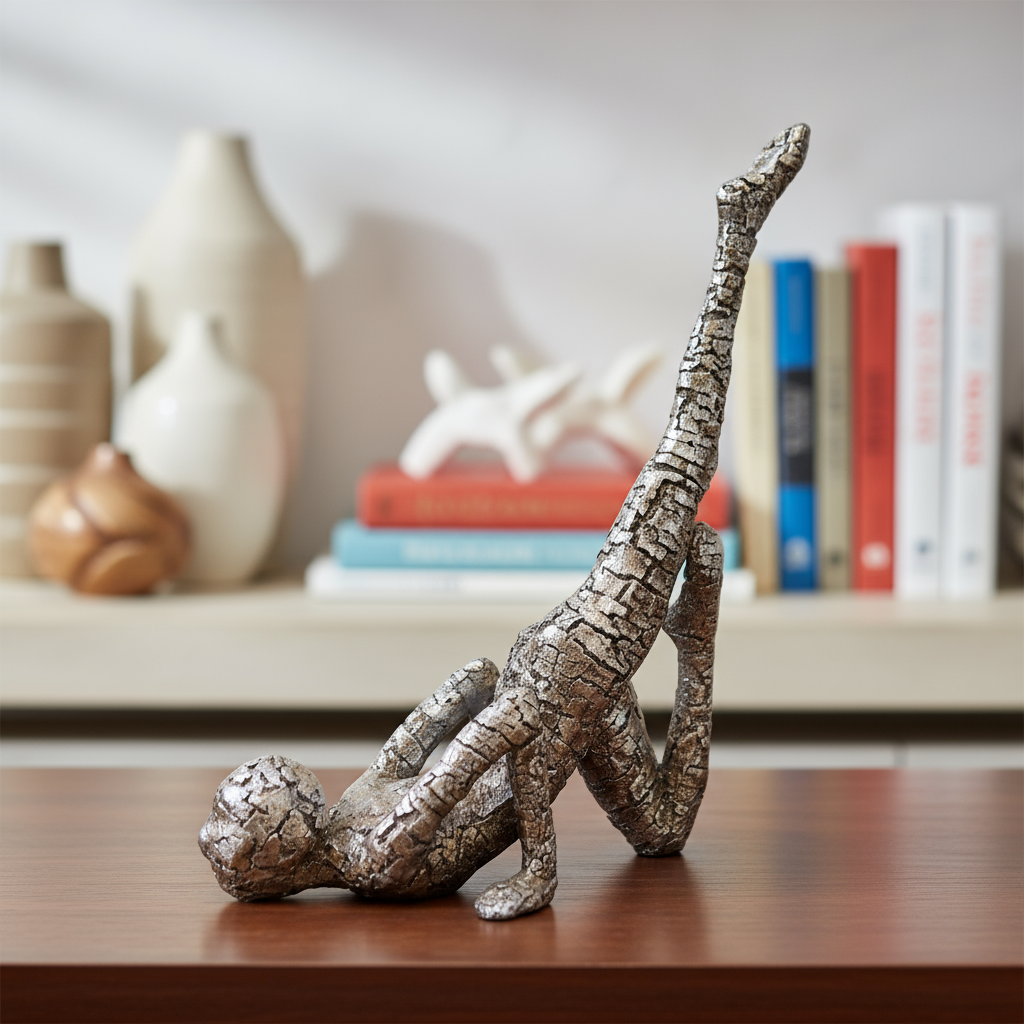 Liesel Polyresin Yoga Lady Sculpture