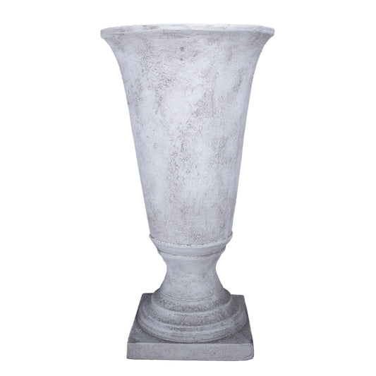 Niya Classic Fiberglass Urn Planter with Pedestal