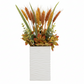 Quarin Embossed Wavy Ceramic Vase