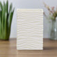 Quarin Embossed Wavy Ceramic Vase