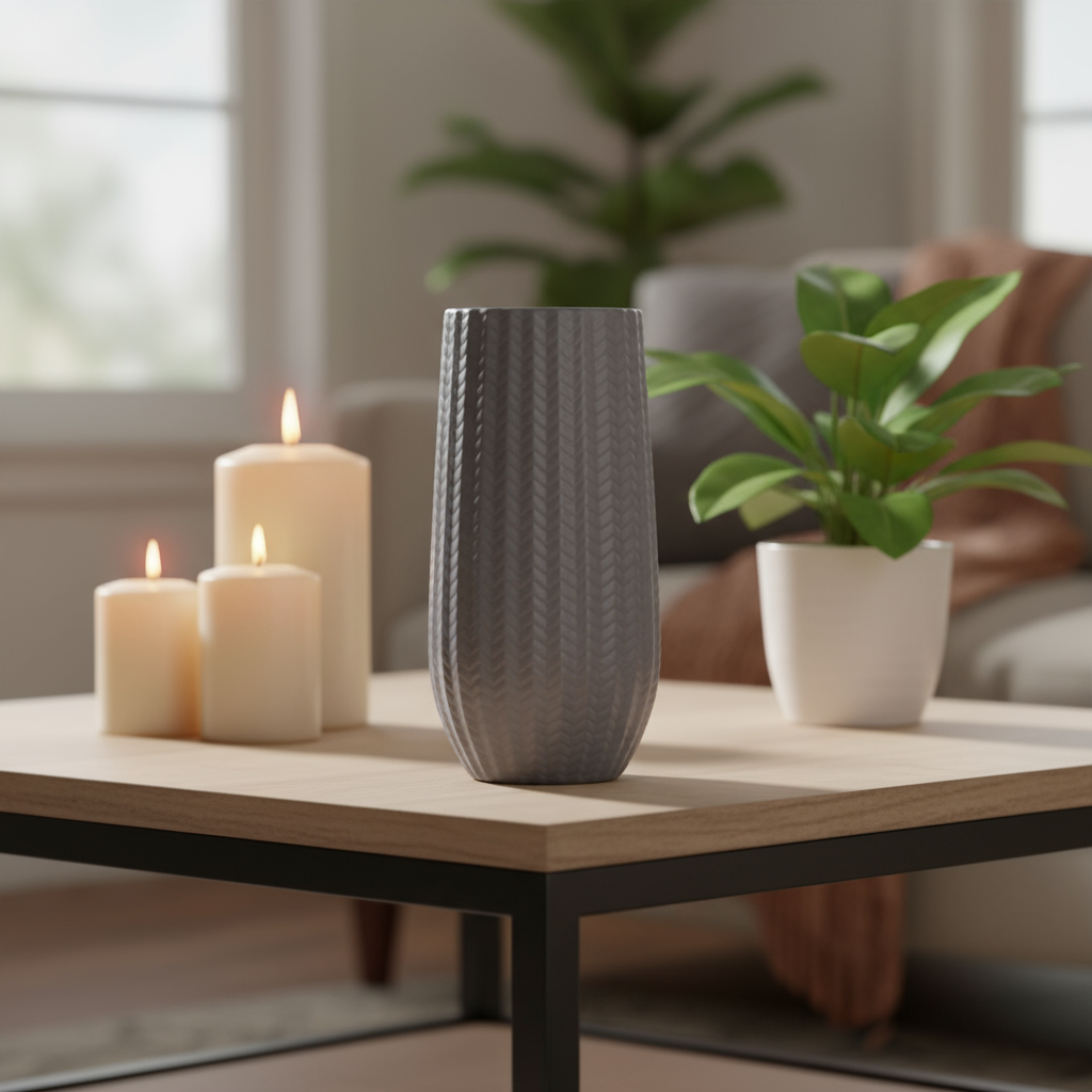 Sybil Ceramic Round Vase