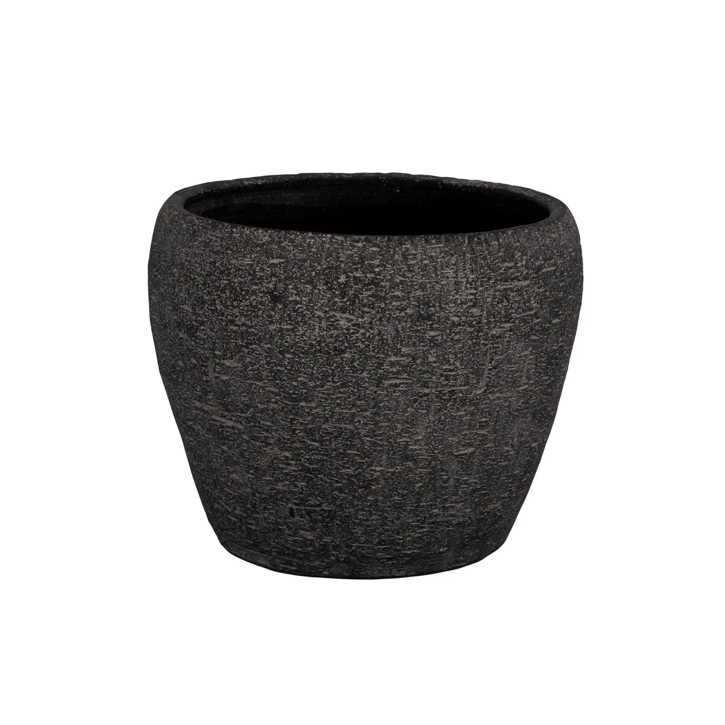 Droven Black Cement Pots
