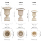 Ora Antique-Style Fiberglass Urn Planter