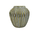 Darice Ribbed Ceramic Decorative Vase