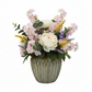 Darice Ribbed Ceramic Decorative Vase