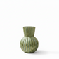 Farrin Ribbed Ceramic Decorative Vase