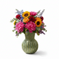 Farrin Ribbed Ceramic Decorative Vase