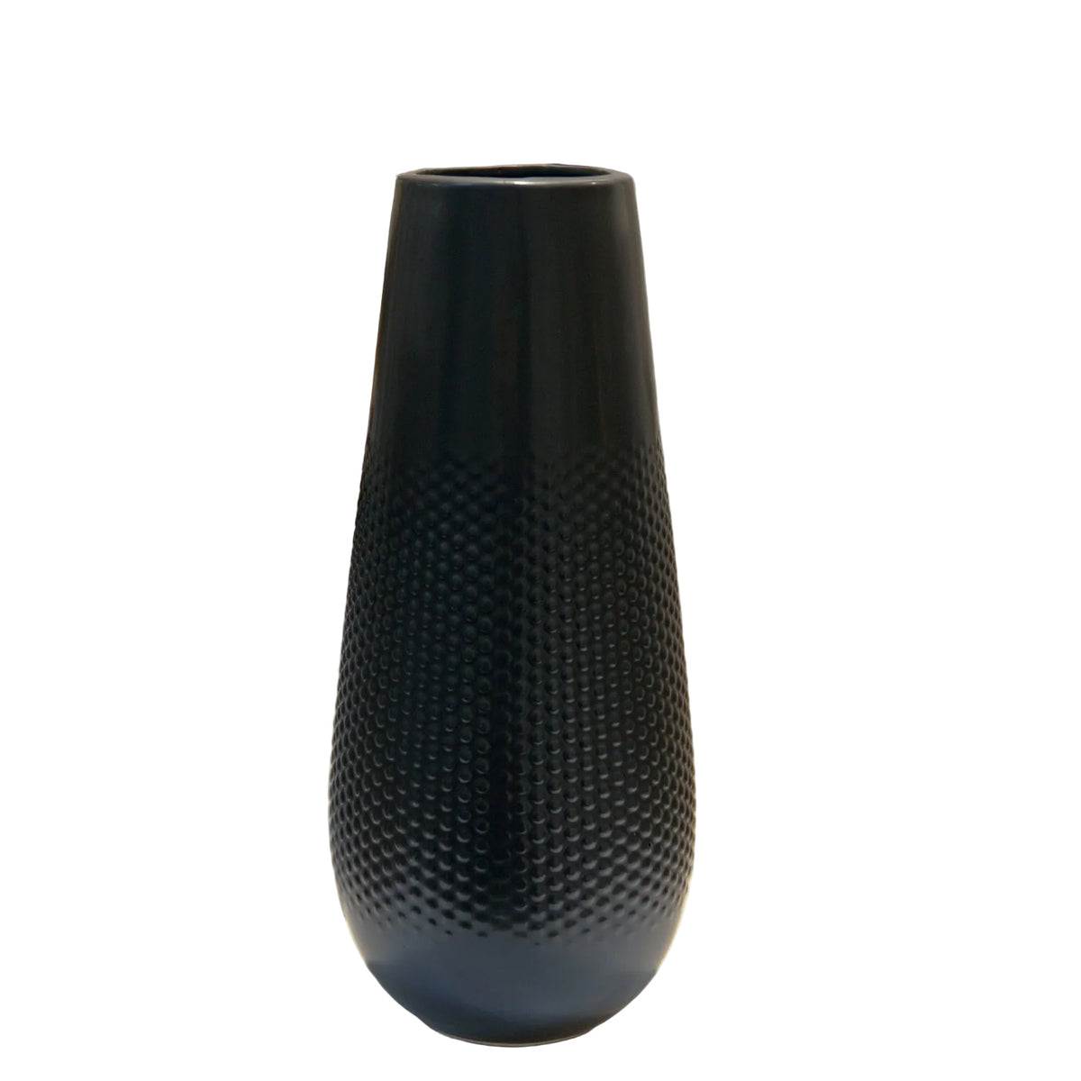 Jax Embossed Dot Ceramic Vase