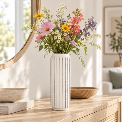 Jensen Corrugated Ceramic Vase