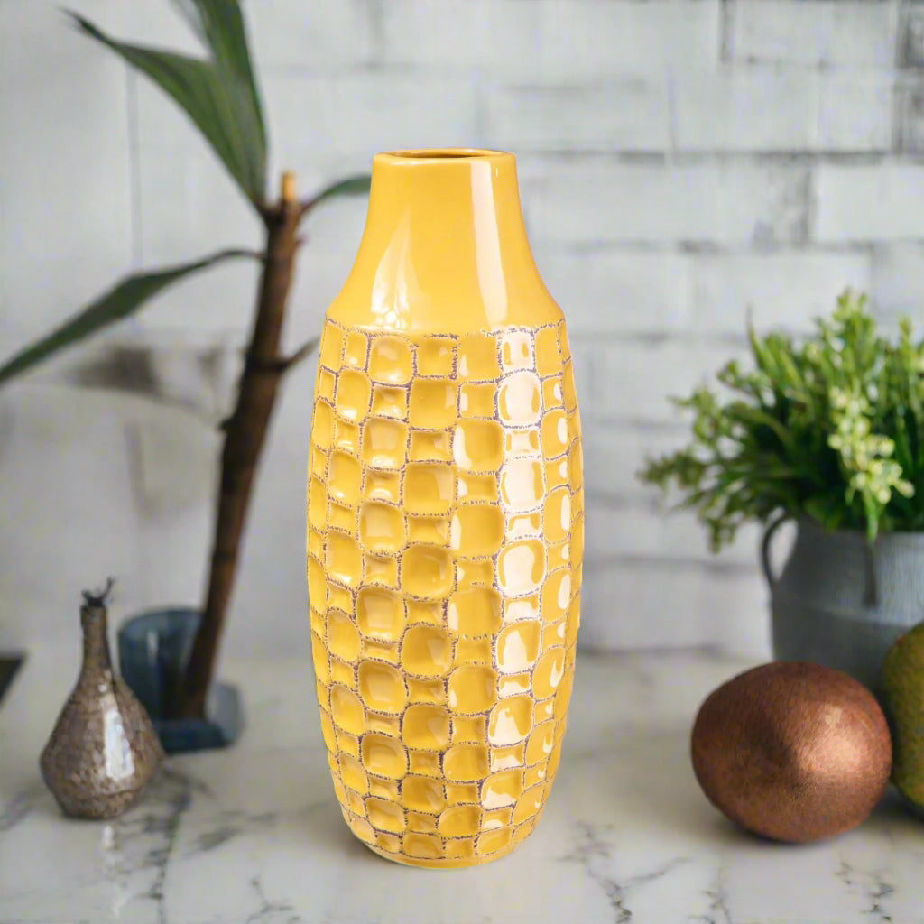 Ansel Abstract Pattern Ceramic Vase