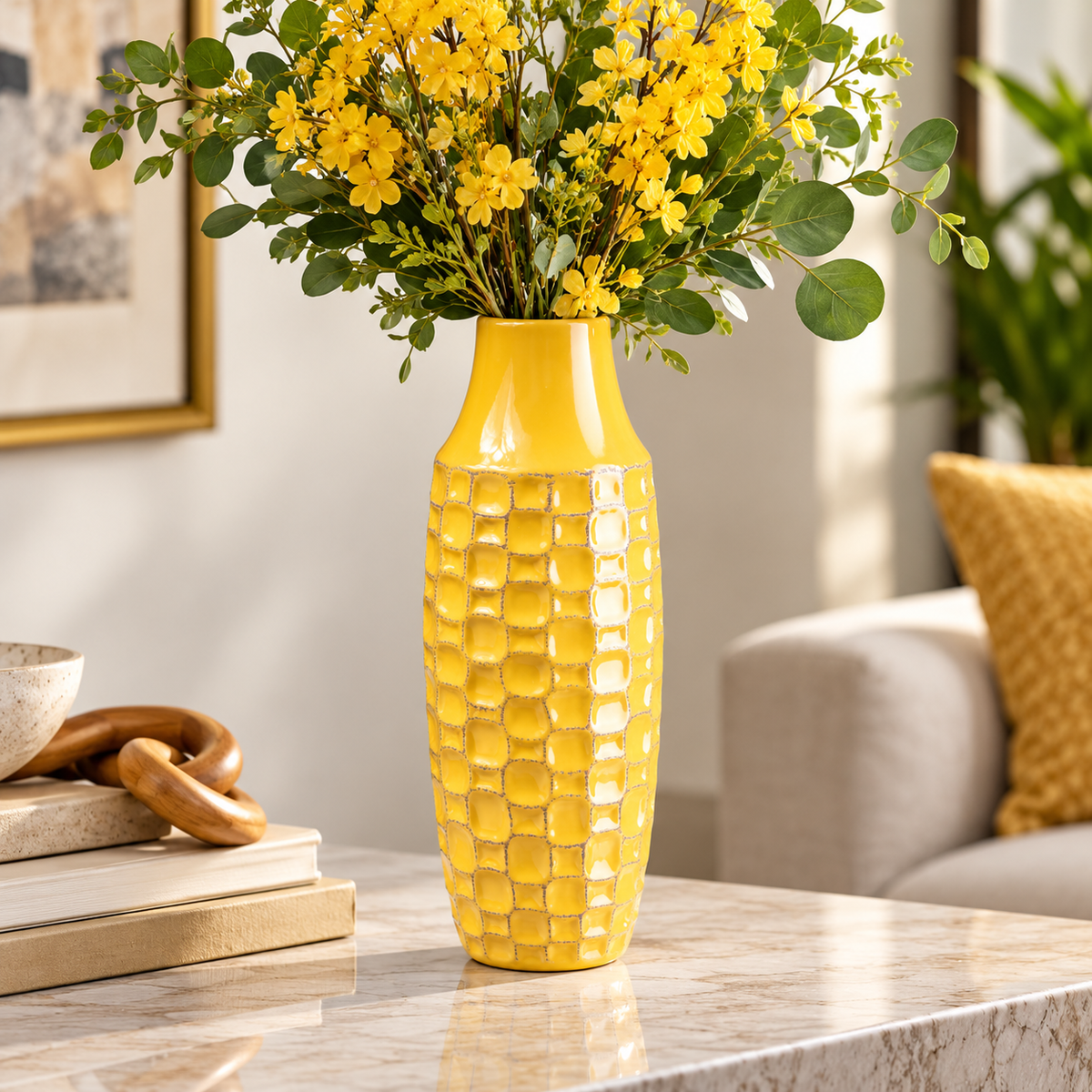 Ansel Abstract Pattern Ceramic Vase