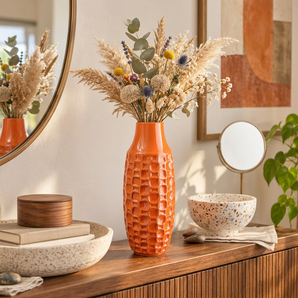 Ansel Abstract Pattern Ceramic Vase