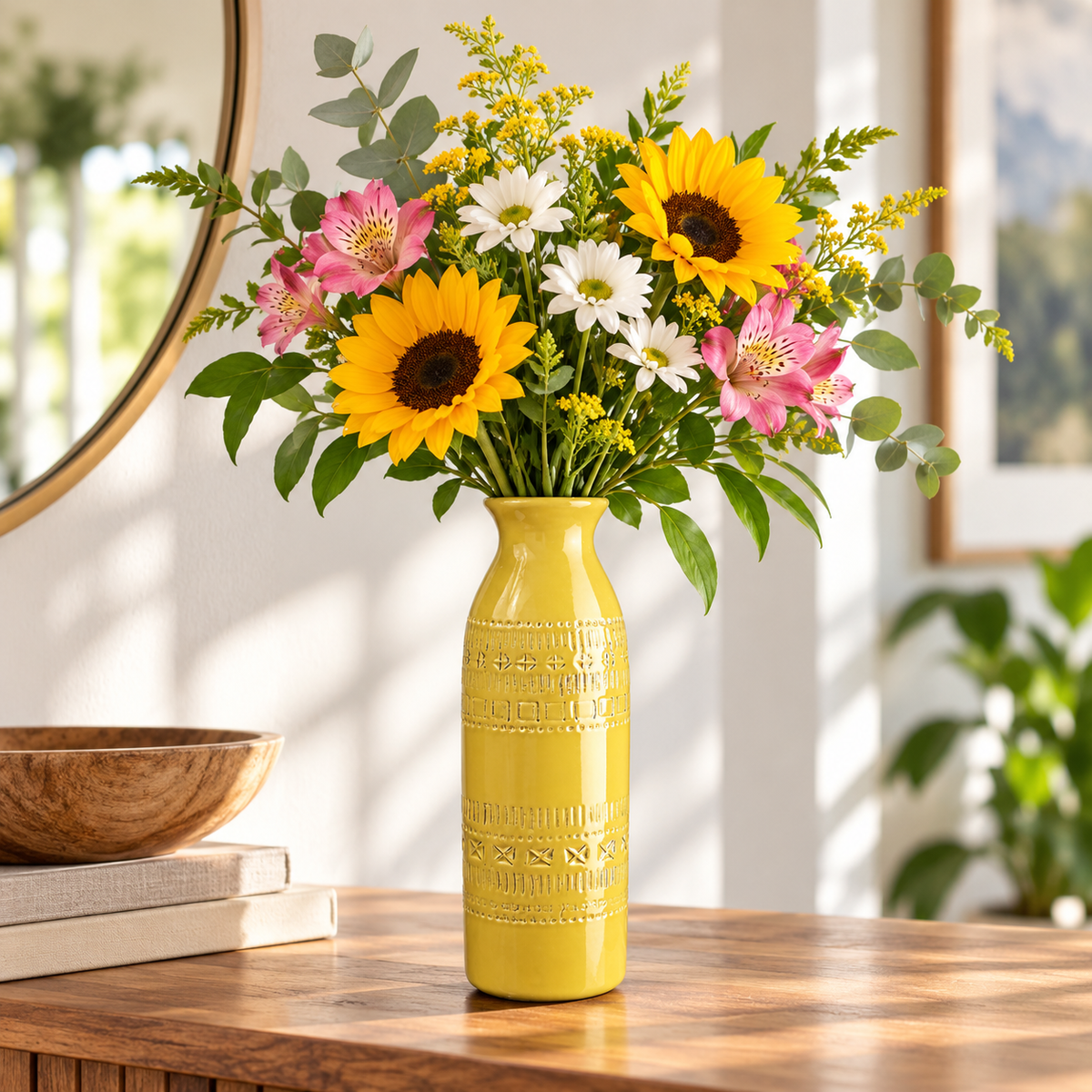 Marra Glossy Ceramic Vase