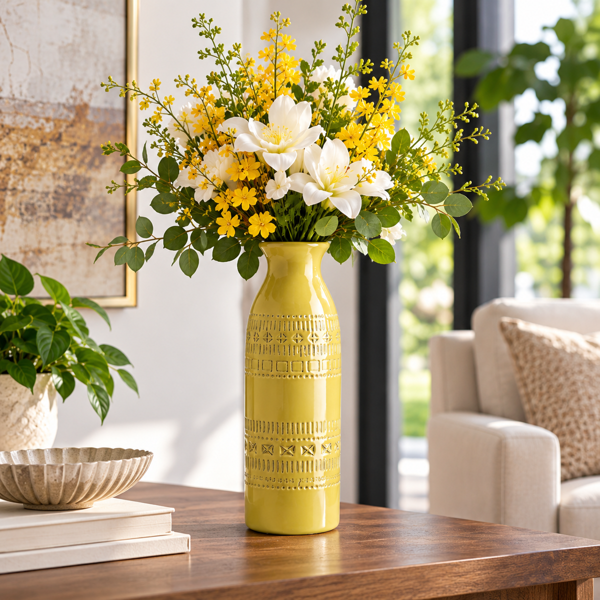 Marra Glossy Ceramic Vase