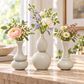 Naelle Ceramic Trumpet Vase Set (Set of 3)