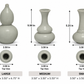 Naelle Ceramic Trumpet Vase Set (Set of 3)