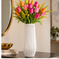 Nexley Embossed Spike Ceramic Vase