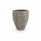 Olya Textured Barrel-Style Cement Planter