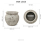 Kamilia Rustic Bell-Shaped Cement Planter