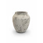 Kira Ribbed Amphora-Style Cement Planter
