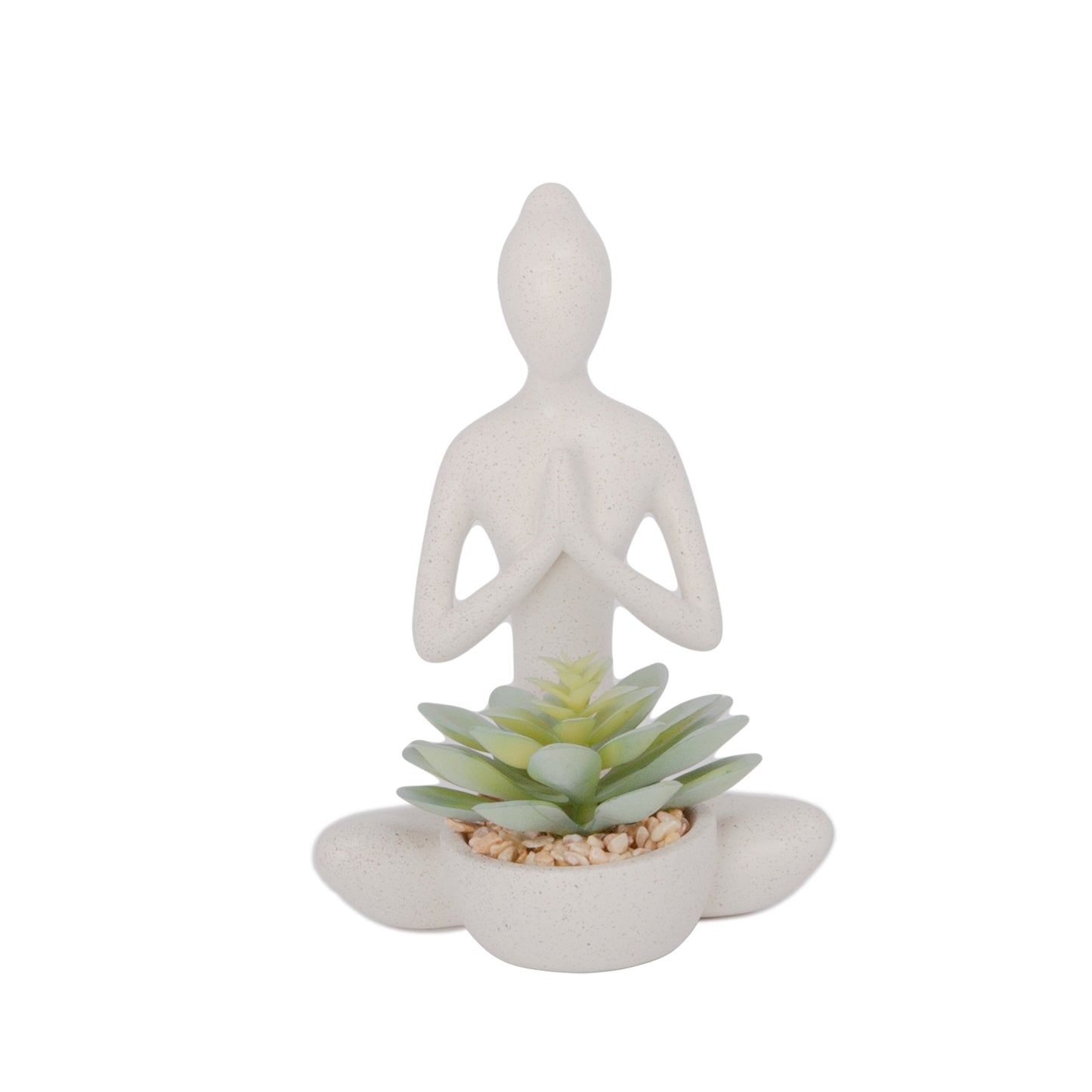 Auralie Yoga Plant Pot Decor Collection — Decorative Plant Pot for Home & Garden