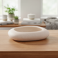 Olivia Polyresin Decorative Bowls in Cream Finish