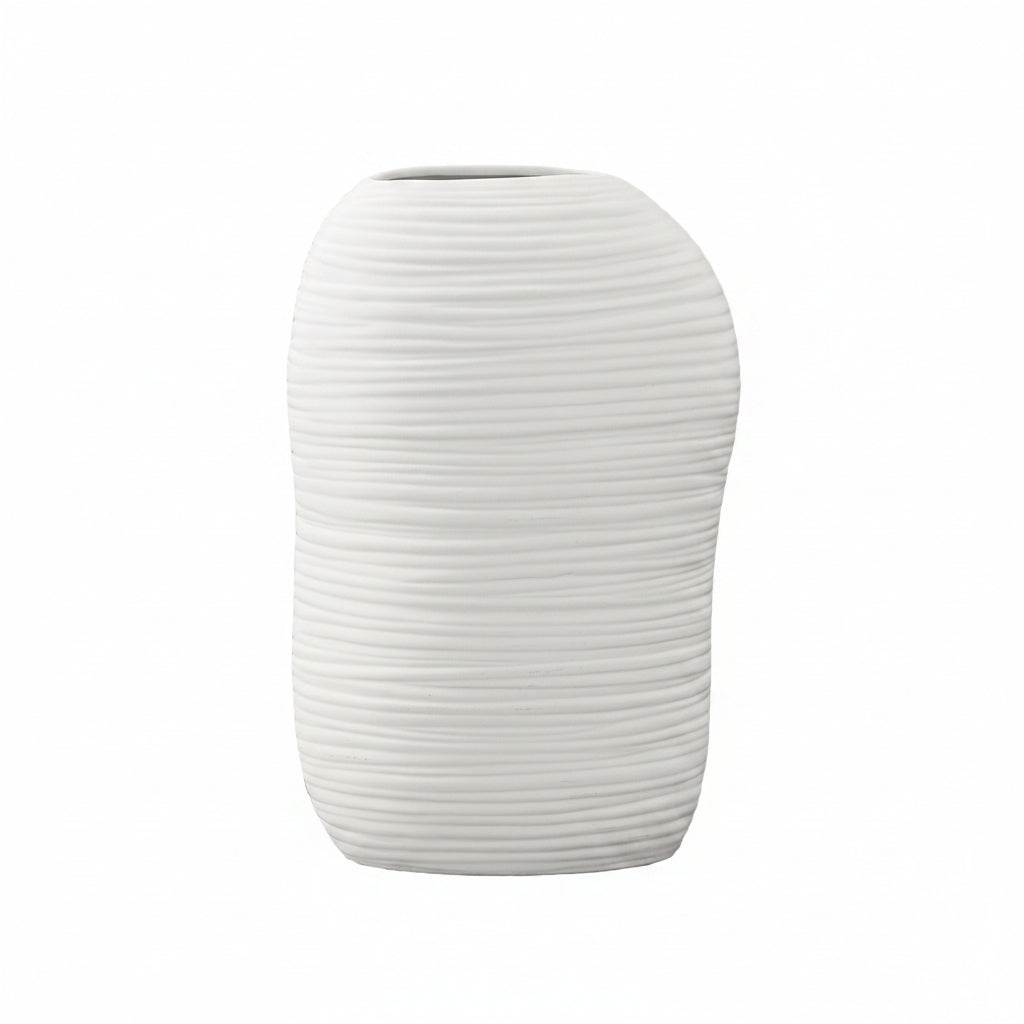 Tessa Combed Ceramic Vase