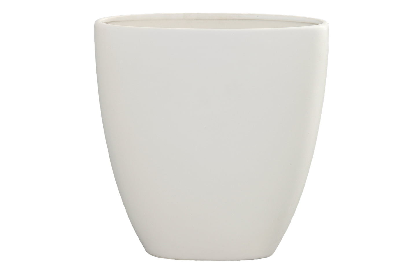 Ceramic Oval Pot  Matte Finish