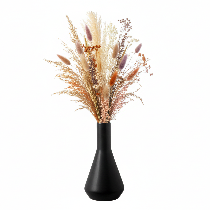 Aaliyah Ceramic Round Bellied Bottle Vase