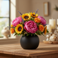 Jaxine Ceramic Bellied Vase