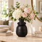 Vesari Embossed Banded Ceramic Vase