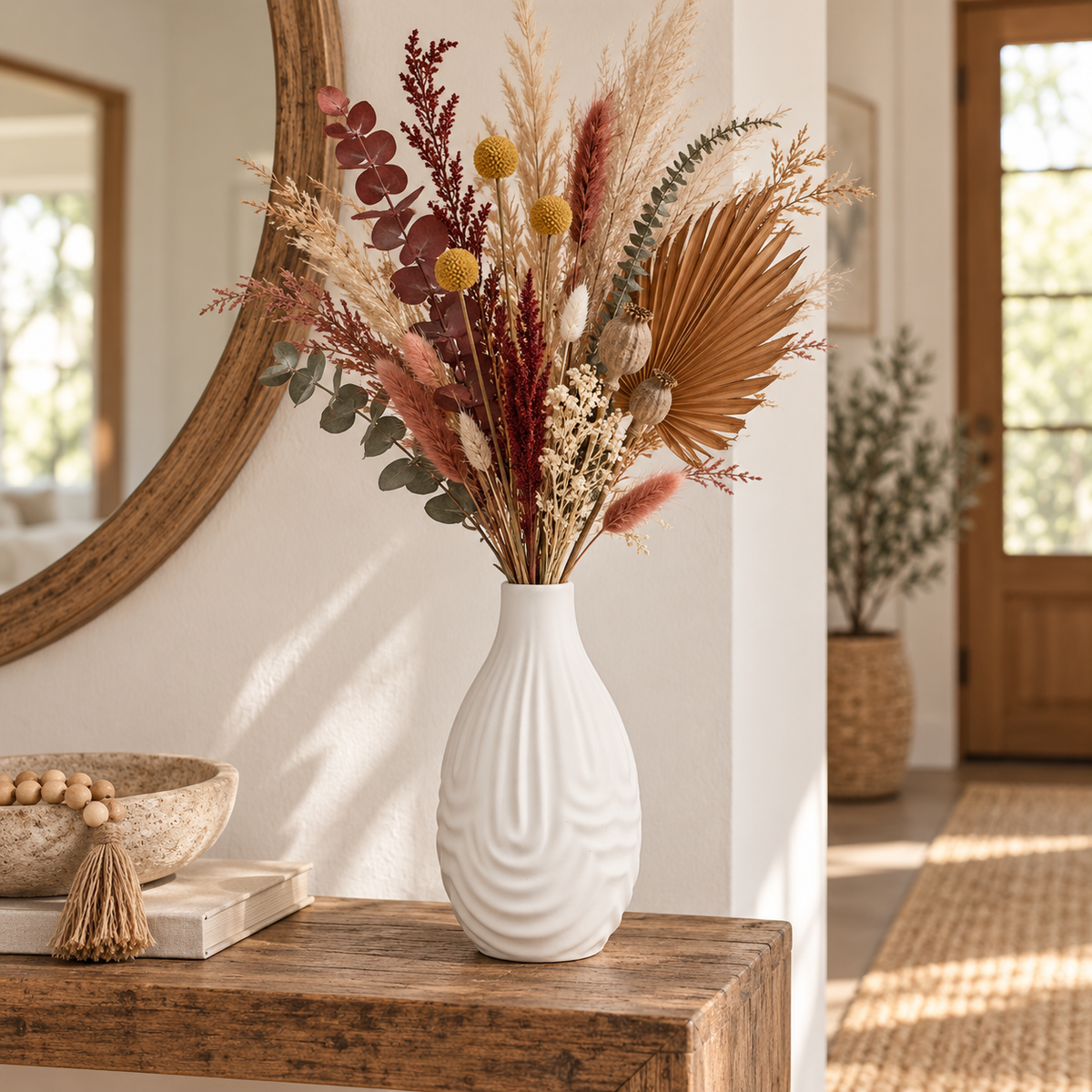 Moana Abstract Line Ceramic Vases