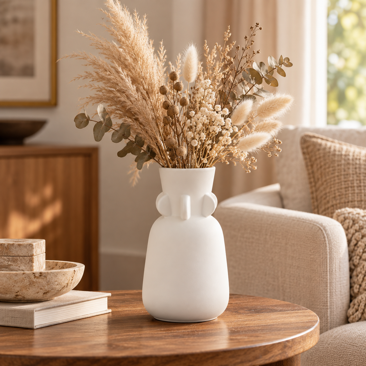 Karmi Trumpet Mouth Design Ceramic Vase