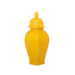 Rouve Hexagon Ceramic Temple Jar with Gloss Finish