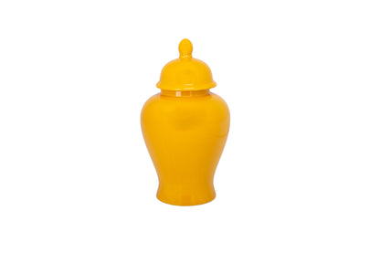 Ceramic Round Ginger/Temple Jar LG Gloss Finish