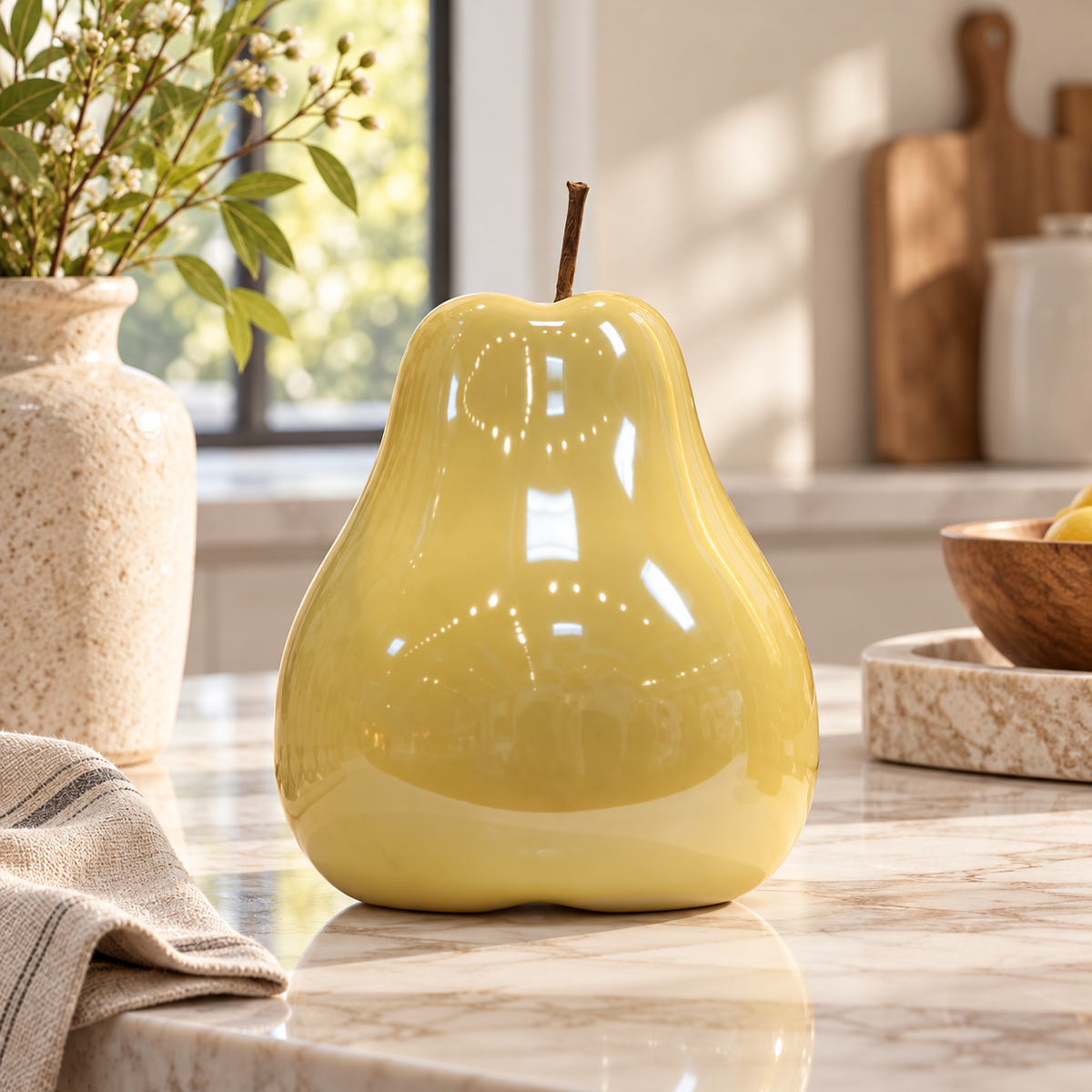 Cielle Ceramic Pear Decor