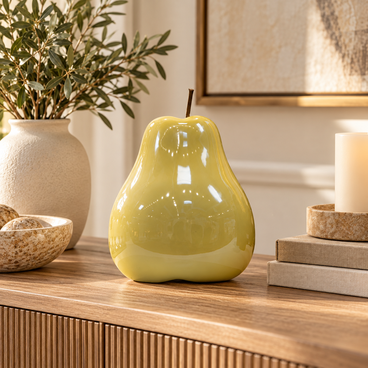 Cielle Ceramic Pear Decor