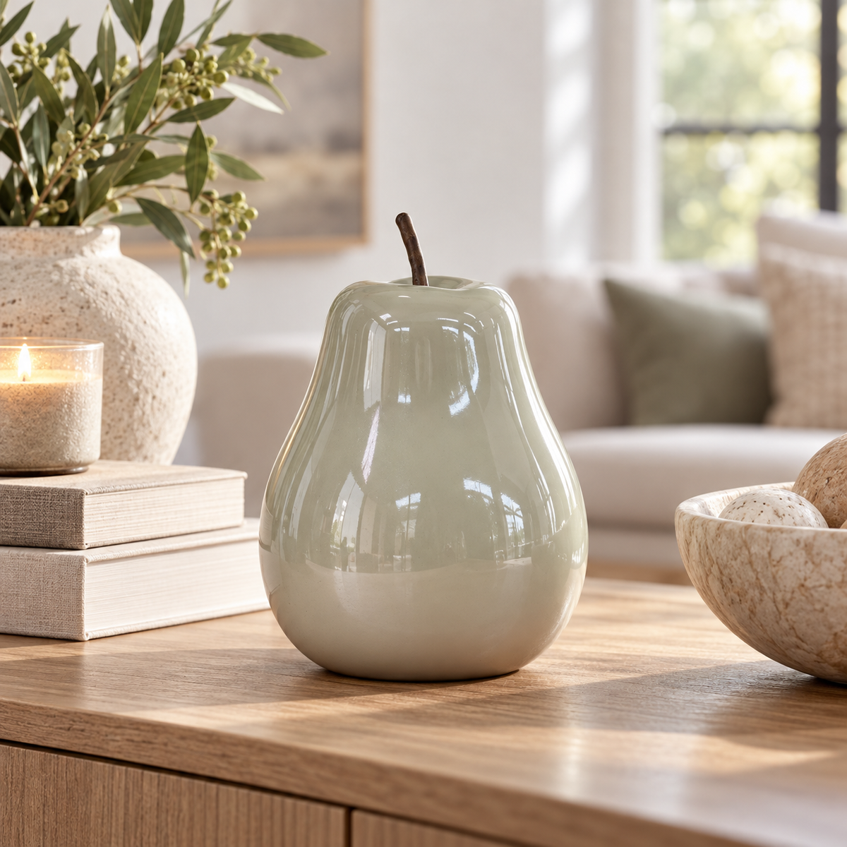 Cielle Ceramic Pear Decor