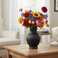 Renata Ribbed Ceramic Vase