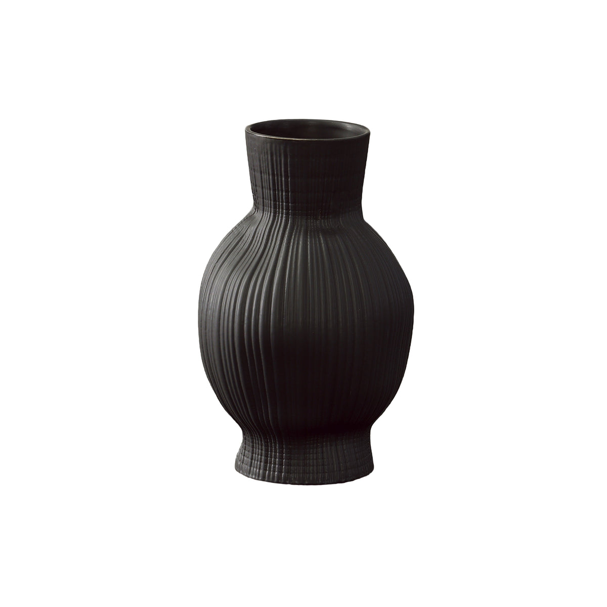Renata Ribbed Ceramic Vase