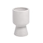 Ceramic Round Pot Large Finish in Shinny White
