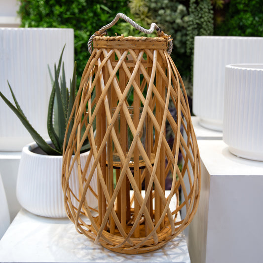 Rhelan Bellied Bamboo Lantern