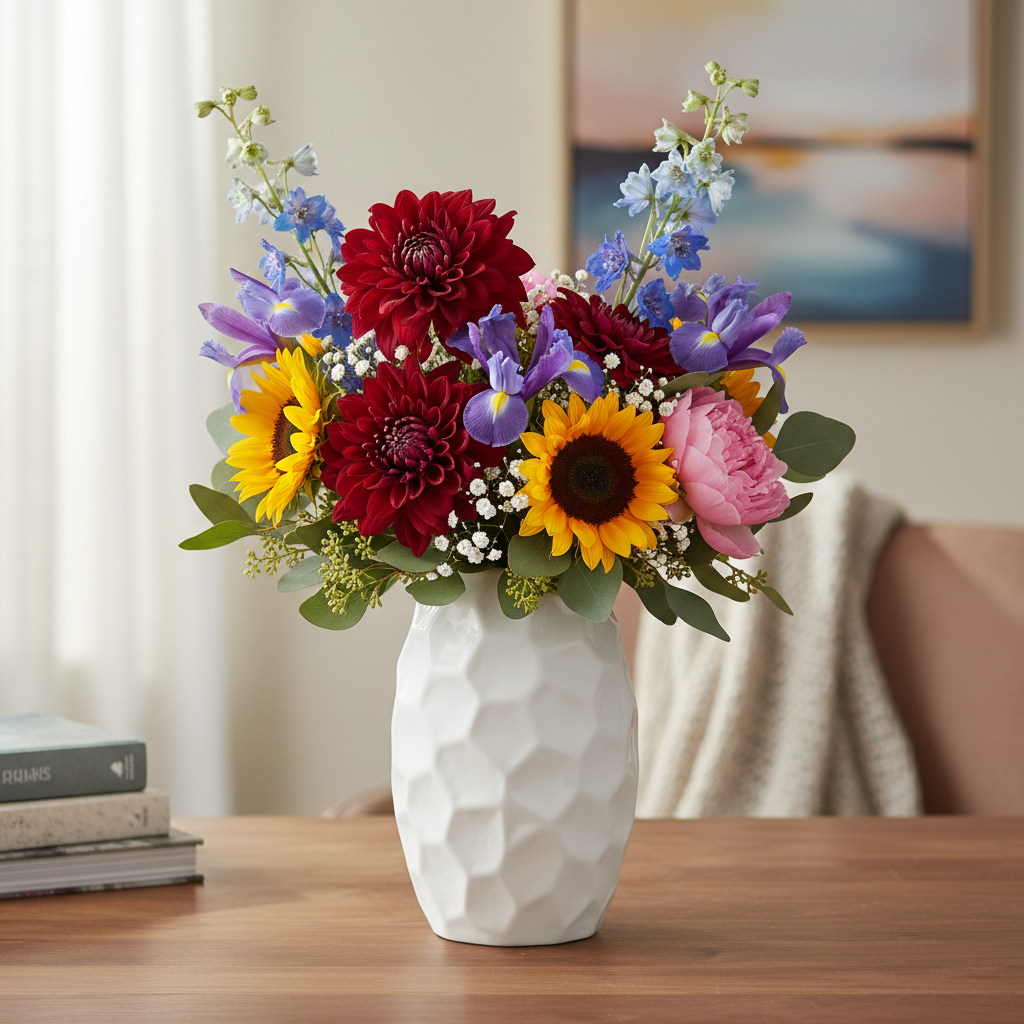Lily Ceramic Decorative Vase