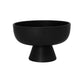 Ceramic Pedestal Bowl Finish in Matt White and Matt Black